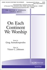 On Each Continent We Worship SATB choral sheet music cover